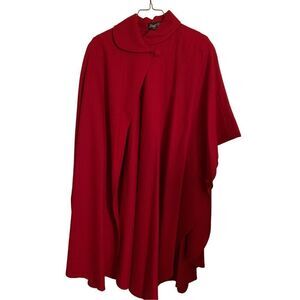 Vintage Elegant Fashion's Made in USA Red Cape one size women's
